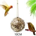 Rattan Balls Wicker Ball Birds Parrot Chewing Pet Bite Ball for Budgies Parakeet Sparrows And Hummingbirds Toy Rattan Ball Nesting Materials 3.94in