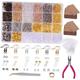 Jewelry Making 4240pcs Earring Making Kit Earring Making Supplies Set with Earring Hooks Earring Findings Earring Backs Earring Posts Rings