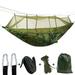 WNG Outdoor Camping Double Green Sky Tent Hammocks with Mosquito Net
