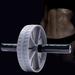 COFEST Abdominal Roller Exercise Equipment for Abdominal and Core Strength Training - Core Exercise Wheel for Home Gym - Home Fitness Wheel for Men and Women gray