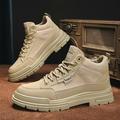 New In Shoes For Men Casual Winter Boots Platform Sneakers Work Safety Leather Loafers Hiking Designer Luxury Tennis Sport Khaki 399-9 43