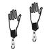 Golf Glove Holder 2 Pcs Golfs Support Frames Gloves Stretcher Balls Accessories Goal Keepers Abs