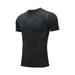 2023 Compression T Shirt Men Summer Sportswear Running T-shirt Elastic Quick Dry Sport Tops Tee Athletic Gym Workout Shirts Men