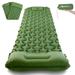 75 x 22 In Camping Mattress Pad Self Inflatable Sleeping Pad for Camping with Pillow & Foot Pump Comfortable Ultralight Camping Mat Waterproof Sleeping Mat for Backpacking Hiking Tent Traveling
