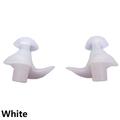 1 Pair Sports Waterproof Dust-Proof Anti-Noise Earplugs Soft Silicone Swim Accessories Ear Plugs TRANSPARENT 1 PAIR