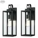 17.75 Outdoor Light Fixtures Wall Sconces Large Outdoor Wall Lights for Porch House Doorway Hallway (2-Pack)