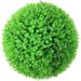 Nvzi Artificial Plant Topiary Ball Artificial Greenery Ball Decorative Faux Boxwood Decorative Foliage Artificial Decorative Holiday Plants Spring Summer Faux Plant Decor (Green 35cm=13.8in)