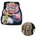 Cartoon Embroidery Sewing Patches Cloth Paste Pig Printed T-shirt Clothing Patch Short Sleeve Digital Printed Sequin Appliques (Cycling Pig Print)