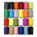 Spool Sewing Thread Assortment Coil 24 Color 218 Yards Each Polyester Thread Sewing Kit All Purpose Polyester Thread for Hand and Machine Sewing Sewing Thread Spool Thread String Spool