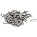 100pcs Fasteners Door Handles Cup Head 304 Stainless Steel Self Tapping Screws Cylindrical Head Sheet Metal Screws Socket Cap Screws Allen Socket Drive Screws Screws M2X8MM