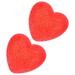 2pcs Adorable Heart Lamps Heart Light Creative Heart Shaped Night Lamp Party Favor