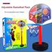 Kayannuo Toys Details Height- Kids Adjustable Sports Basketball System Hoop Basketball Goal Backboard