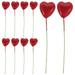 1 Bag of Doll House Balloon Props Heart Shape Balloon Decoration Mini House Balloon Props