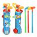 Kids Golf Clubs Set Golf Toy with 1 Golf Cart 3 Golf Clubs 2 Practice Holes 2 Golf Tees & 6 Balls Early Educational Outdoors Exercise Toy for Kid Ages 1 2 3 4 5 Years Old Boys & Girls