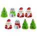 Birthday Return Gifts Inertial Toy 8 Pcs Christmas Desktop Toys for Toddlers Girl Xmas Decoration Child