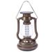 16 LED Bronzer Solar Power Lights Vintage Kerosene Lantern Outdoor for House Multifunction Hand Crank