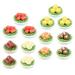 15pcs Mini Vegetable Models Miniature Food Models Simulation Vegetable Ornaments Mixed Style