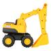 Car Model Baby Beach Toy Plastic Car Toy Sand Holder Toy Early Learning Toy Size M Yellow (Excavator)