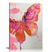 Nawypu Pink Butterfly Wall Art Canvas Preppy Room Decor Poster Aesthetic Posters for Wall Watercolor Butterfly Art Pink Trendy Room Decor Teens Girly Poster Aesthetic Wall Art Prints