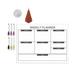 TINYSOME Magnetic Calendar Whiteboard Weekly Planner Fridge Monthly Calendar Board