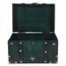 Vintage Storage Box Jewelry Case Decor Large Emerald Book Shelf Decoration Toolboxes