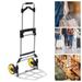 264Lbs Cart Dolly Folding Collapsible Trolley Push Hand Truck Moving Warehouse Trolley