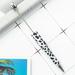 Kisor 10 Pcs/pack Beadable Pen Ballpoint Pen with Black Ink Refills Rollerball Pen for Kids Students Office School Supplies DIY Making Gift Printed 32 Black Spots Y04M4Y5G