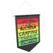 Camping Pennant Xmas Decoration Campsite Flag Banner Trailer Accessories Hanging Tent Oxford Cloth Wood Make Tea