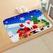 Hazel Tech Christmas Mat 15.75x23.62 Inch Non-Slip Bath Rugs Home Decoration Multicolor Holiday Welcome Doormat Soft Floor Mat