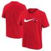 Youth Nike Red Chicago Bulls Swoosh T-Shirt