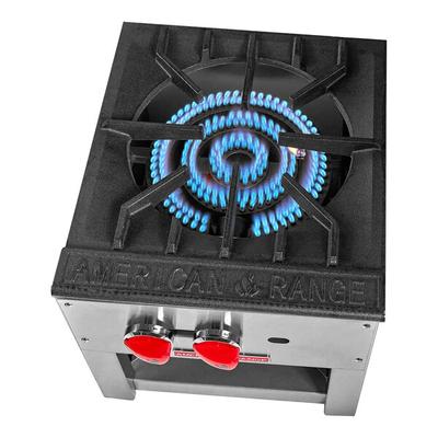 American Range ARSP-18 Natural Gas 1-Burner Stock Pot Stove with 3-Ring Burner - 90,000 BTU