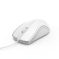 Optical 3-Button Mouse, Wired, USB Receiver, White