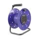 4 Gang Empty Cable Reel Drum, Freestanding Storage Stand Tidy, for up to 50m Lead