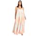 Plus Size Women's Sequin Swing Maxi Dress by June+Vie in Warm Multi Mist (Size 22/24)
