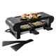 Boska Raclette Mini 220V / auch als Gourmet / Edelstahl / Kunststoff / Stahl / Schwarz / 293 x 105 x 100 mm