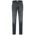 5-Pocket-Jeans BUGATTI Gr. 34, Länge 32, grau (dunkelgrau) Herren Jeans 5-Pocket-Jeans