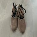 Free People Shoes | Free People Sloane Boot / Booties Worn Once Size 38 | Color: Brown/Tan | Size: 8.5