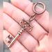 Anthropologie Accessories | Anthropologie Copper Tone Metal Skeleton Key Charm Rare | Color: Brown/Red | Size: Os