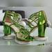 Jessica Simpson Shoes | Jessica Simpson Size 8 Green Block Sandals | Color: Green | Size: 8