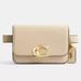 Coach Bags | Coach 1941 Bandit Card Case Belt Bag Wallet In Brass/Ivory Lux Calf Leather Nwt | Color: Cream/White | Size: Os