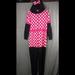 Disney Intimates & Sleepwear | Disney Minnie Mouse Pink Polka Dot Women Hood Fleece Sleeper Size Xlarge | Color: Pink | Size: Xl