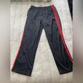 Adidas Pants | Adidas Black W/ Red Stripes Sweatpants - Size Large | Color: Black/Red | Size: L