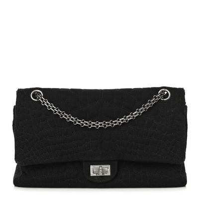 Louis Vuitton Bags | Jersey Coco's Croc 2.55 Reissue 226 Flap Black | Color: Black/Brown | Size: Os