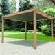 Shaded Wooden Garden Pergola 3.6m x 3.6m (12ft x 12ft) DIY Digital Woodwork Plans Download Only UK Metric