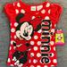 Disney Shirts & Tops | Disney - Minnie Mouse - Baby / Toddler Girls Fashion T-Shirt - Size 2t - New | Color: Red | Size: 2tg