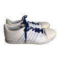Adidas Shoes | Adidas Men’s White/Blue Spineless Golf Shoes. Sz 12 | Color: Blue/White | Size: 12