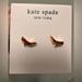 Kate Spade Jewelry | Kate Spade Things We Love Red Heels Stud Earrings | Color: Gold/Red | Size: Os