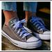Converse Shoes | Chuck Taylor All Star Sneakers | Color: Gray/White | Size: 8