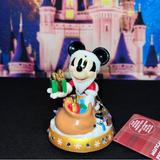 Disney Holiday | Disney Parks Holiday Christmas Porcelain Santa Mickey Musical Figurine New | Color: White | Size: Os
