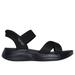 Skechers Women's Slip-ins: Ultra Flex 3.0 - Never Better Sandals | Size 5.5 | Black | Textile | Vegan | Machine Washable